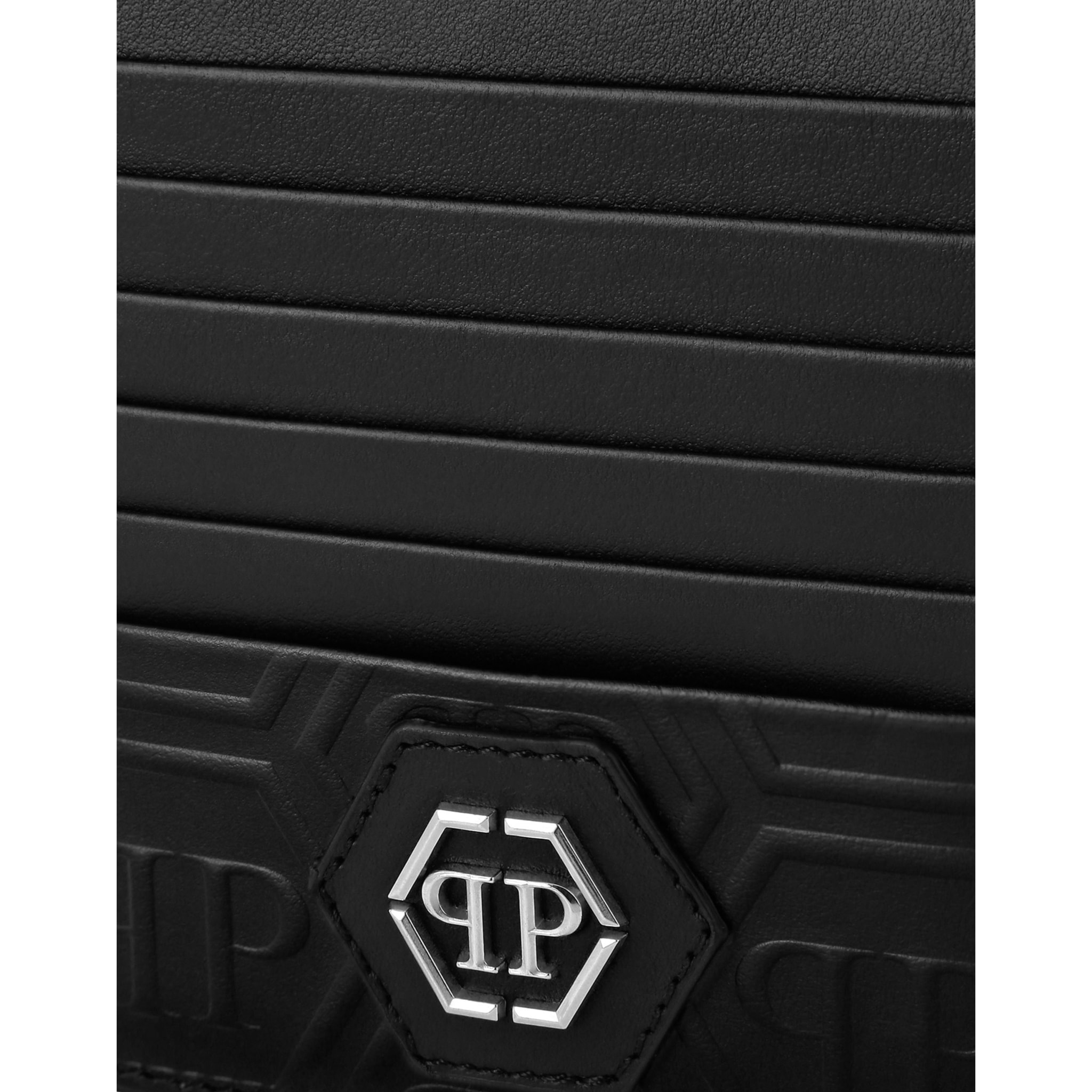 PHILIPP PLEIN Portacarte di credito MONOGRAM