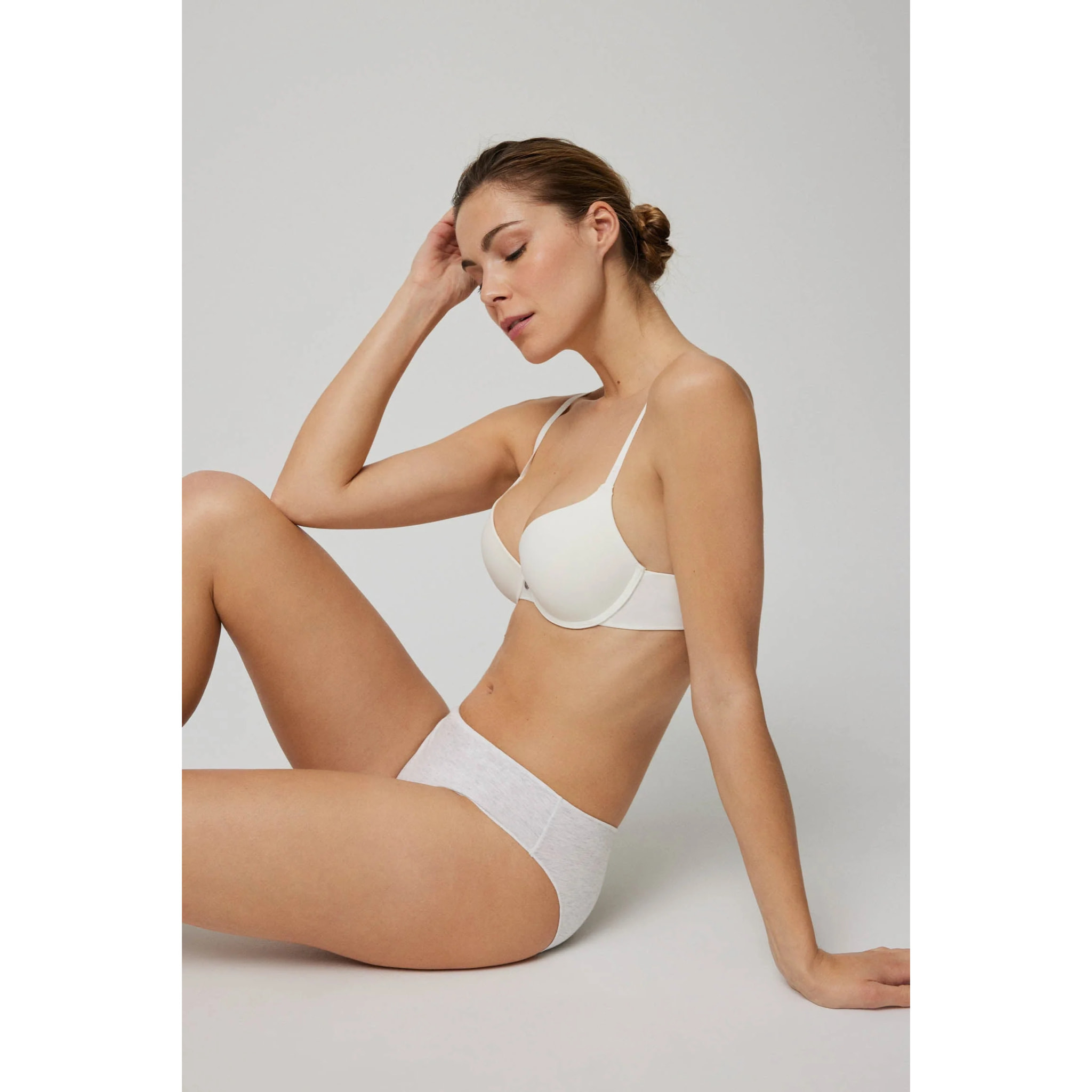 Mutandina di cotone grigio