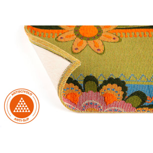 Tappeto Excelsa Gipsy Soul in poliestere e cotone 55x180x0,7 cm multicolore