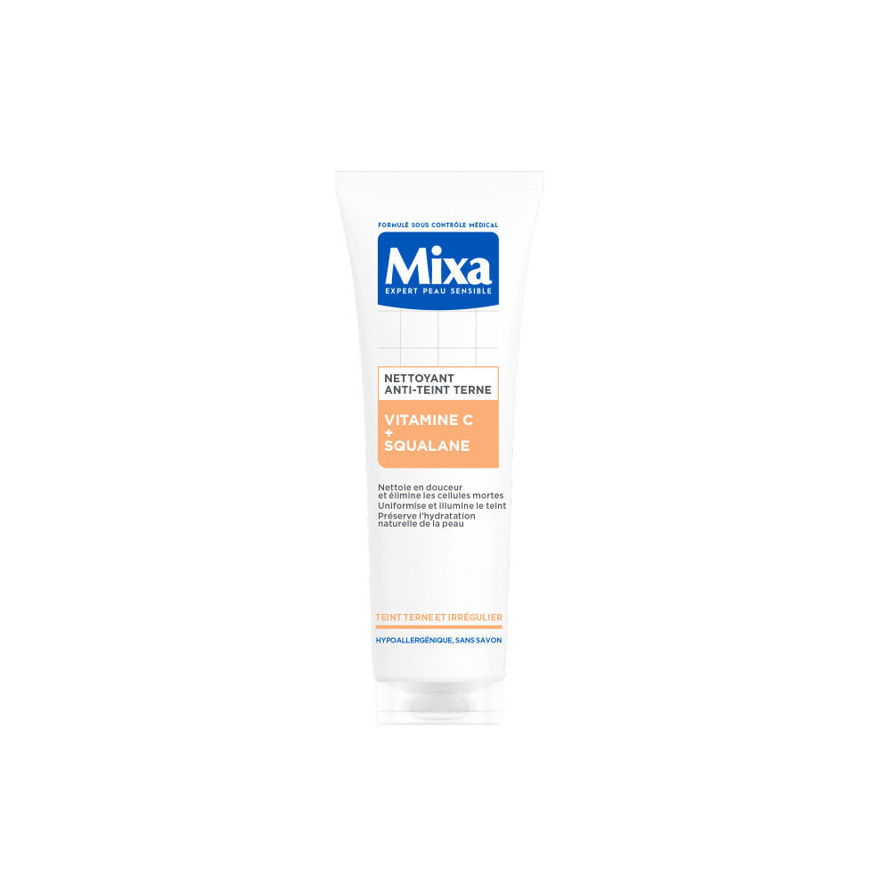 Mixa Lab Nettoyant Anti-teint terne à la Vitamine C et au Squalane 150ml