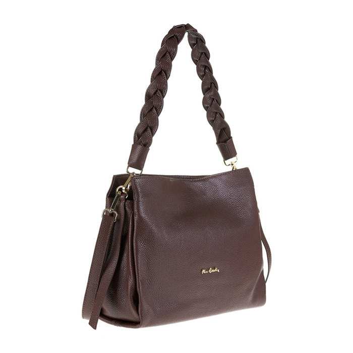 Borsa a spalla da donna Made in Italy - Modello Aurelia Elite - 100% pelle - 30.0 x 25.0 x 12.0 cm