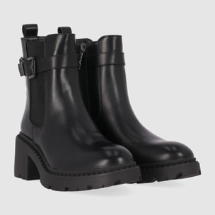 Botines - Negro - Tacón: 5 cm