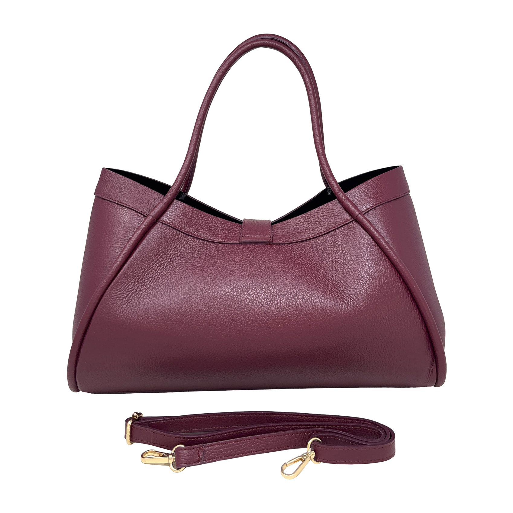 Borsa a Mano Elegante da Donna in Pelle Martellata