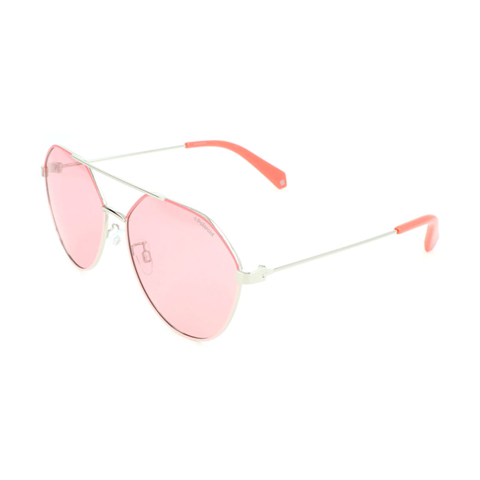 Polaroid - lunettes de soleil unisexe - rose - verres : rose - UV : catégorie 1