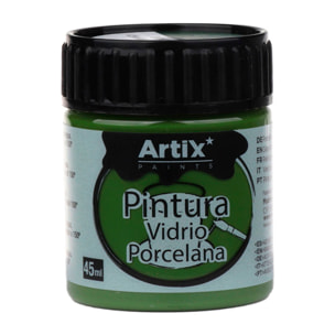 Pacco da 6 Uds. PITTURA CERAMICA E VETRO 45 ml COLORE VERDE