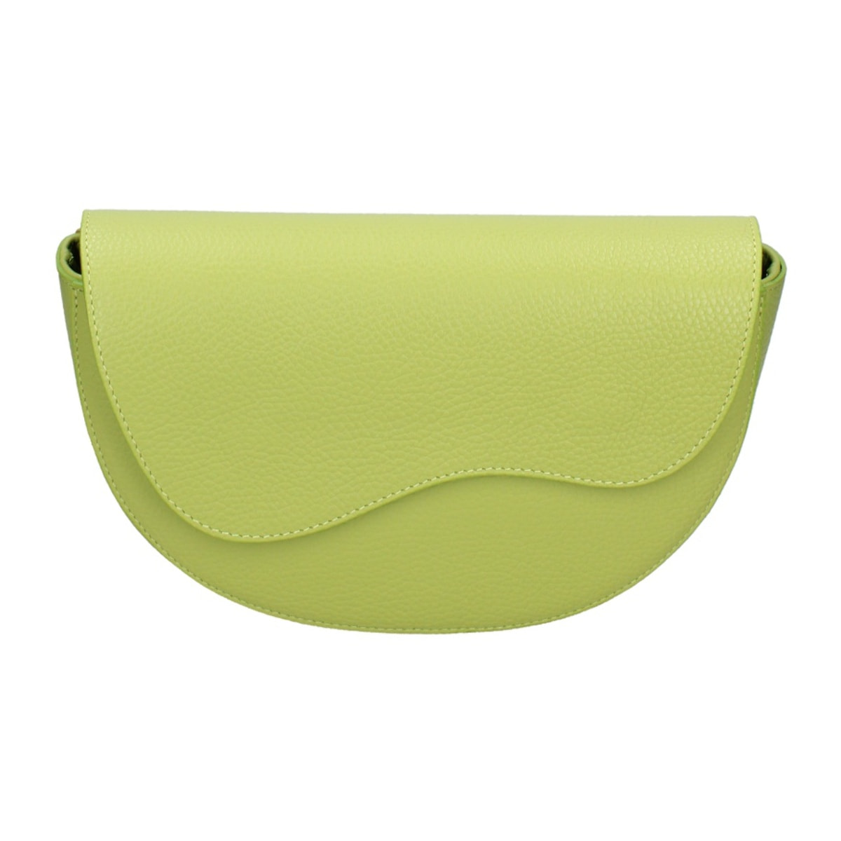 Marsupio da donna in vera pelle - Modello False - Made in Italy - 25.0 x 15.0 x 9.0 cm