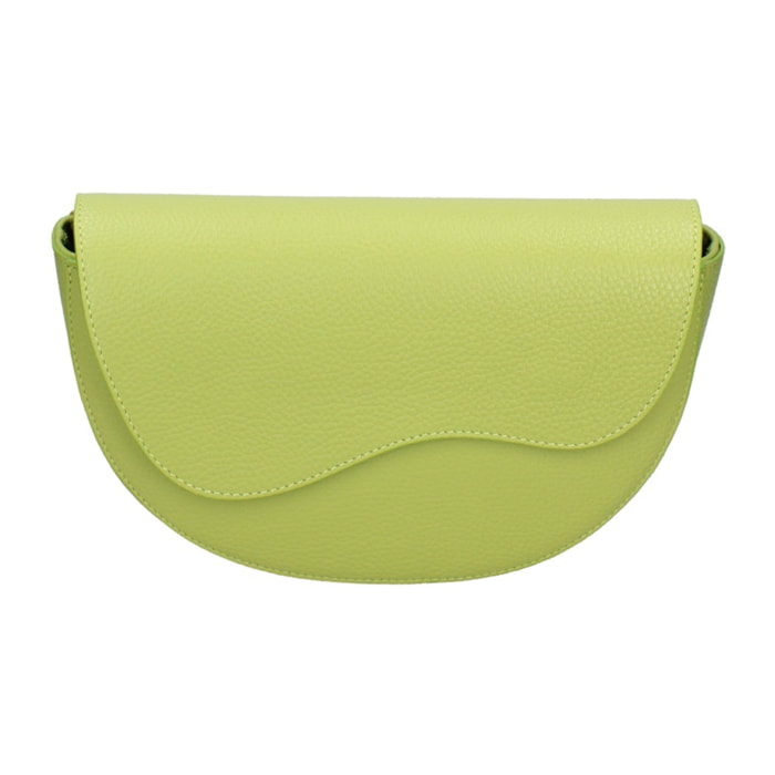 Marsupio da donna in vera pelle - Modello False - Made in Italy - 25.0 x 15.0 x 9.0 cm