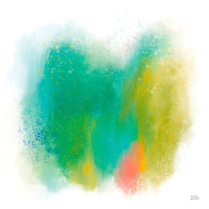 Tableau happy green Tableau plexiglas