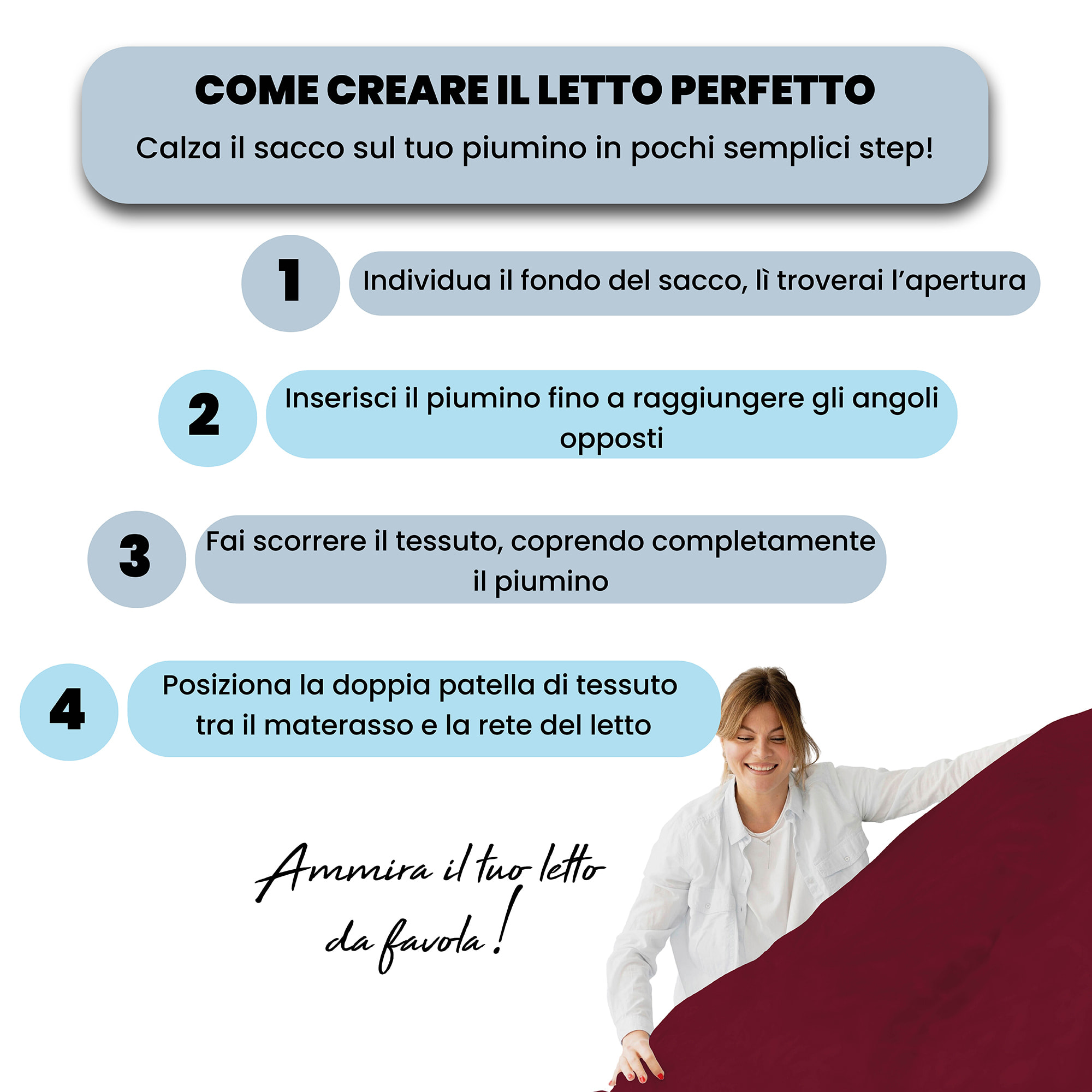 PARURE COPRIPIUMINO NATURAL COLOR MATRIMONIALE - 100% COTONE MADE IN ITALY