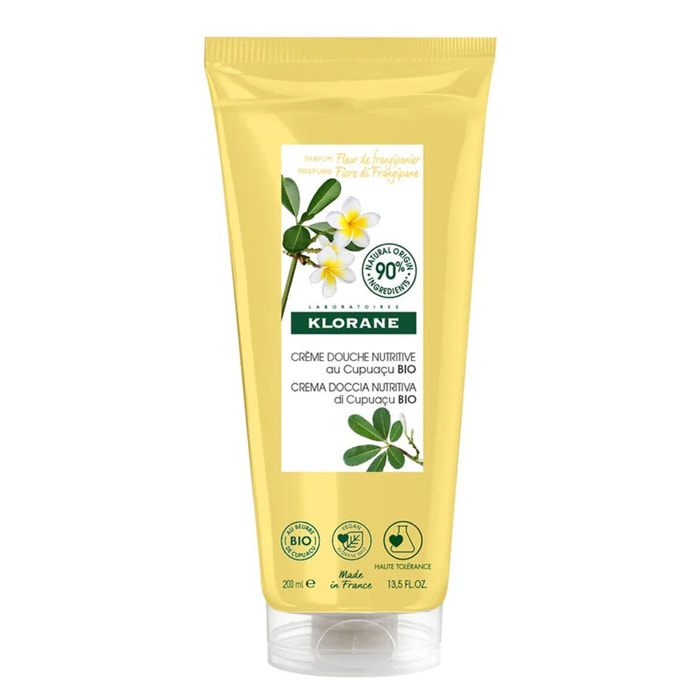 Cupuaçu Bio - Crème Douche Nutritive à la Fleur de Frangipanier – 200 ml