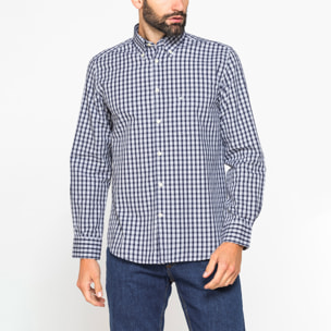 CAMICIA BUTTON-DOWN CON MANICA LUNGA E TASCHINO