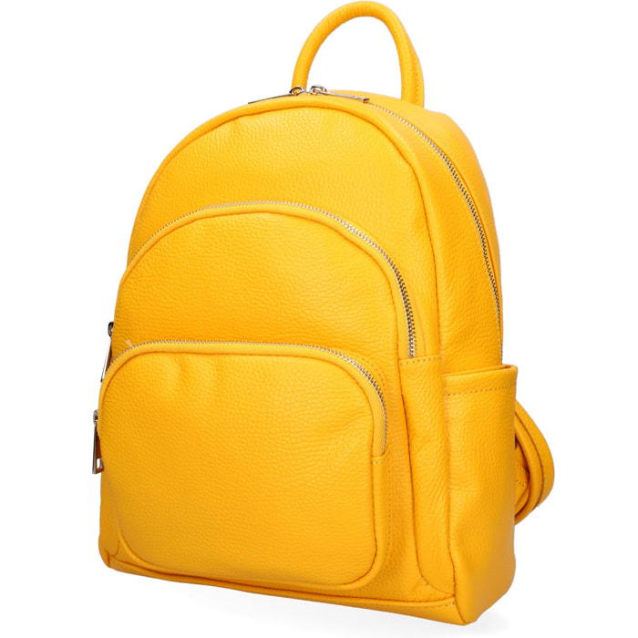 Zaino da donna Made in Italy - Modello Valoria Pro - 100% pelle - 26.0 x 31.0 x 11.0 cm