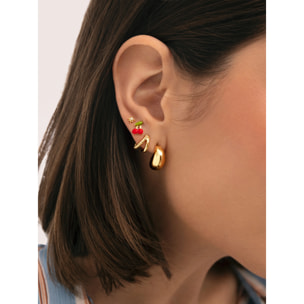 Pendientes Rain Baño Oro