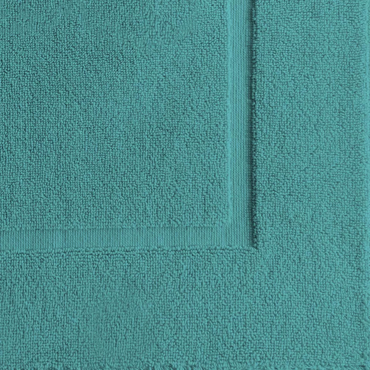 Tapis de bain pur coton 850 g/m² uni vert Vitae emeraude