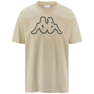 Kappa - T-Shirts & Top Uomo Beige - Logo Amberis Dk