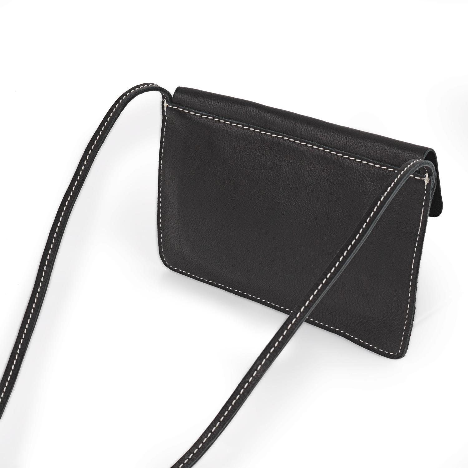 Bolso Bandolera Mujer Piel Lois Whitney Negro