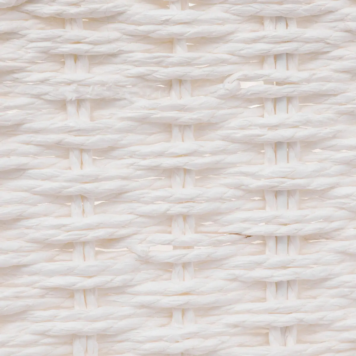 4 paniers de rangement "Vannerie" blanc