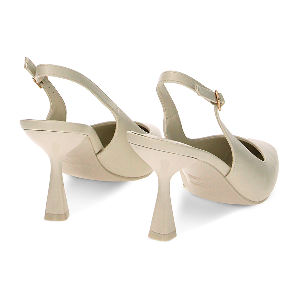 Zapatos de salón Bailarinas color crema