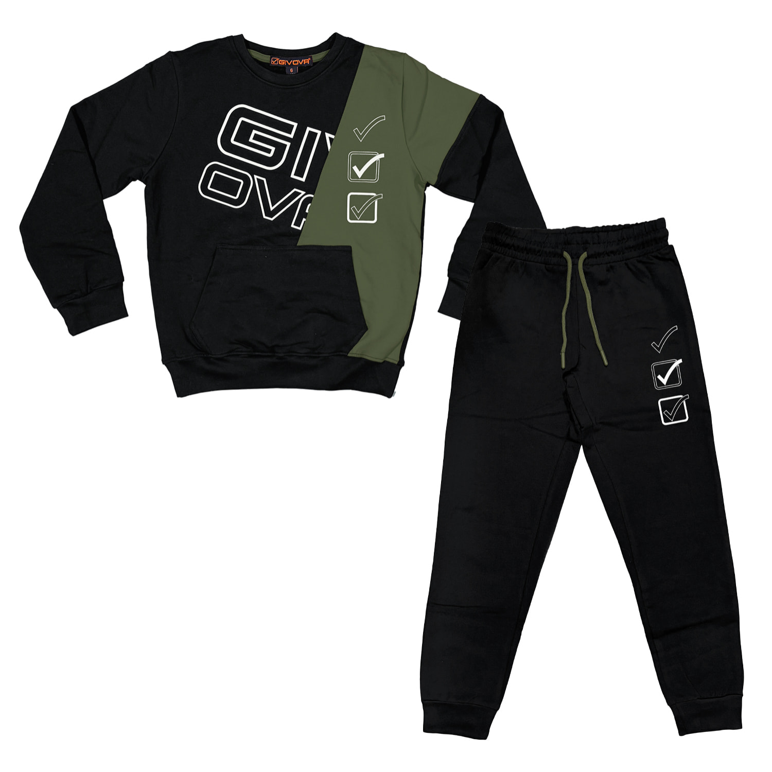 Tuta Bimbo GIVOVA 3 / 7 Anni Cotone Felpato Invernale