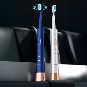 Cepillo de dientes eléctrico sónico 31.000rpm. 5 modos. Cuerpo impermeable IPX8. Con 6 cabezales de recambio.