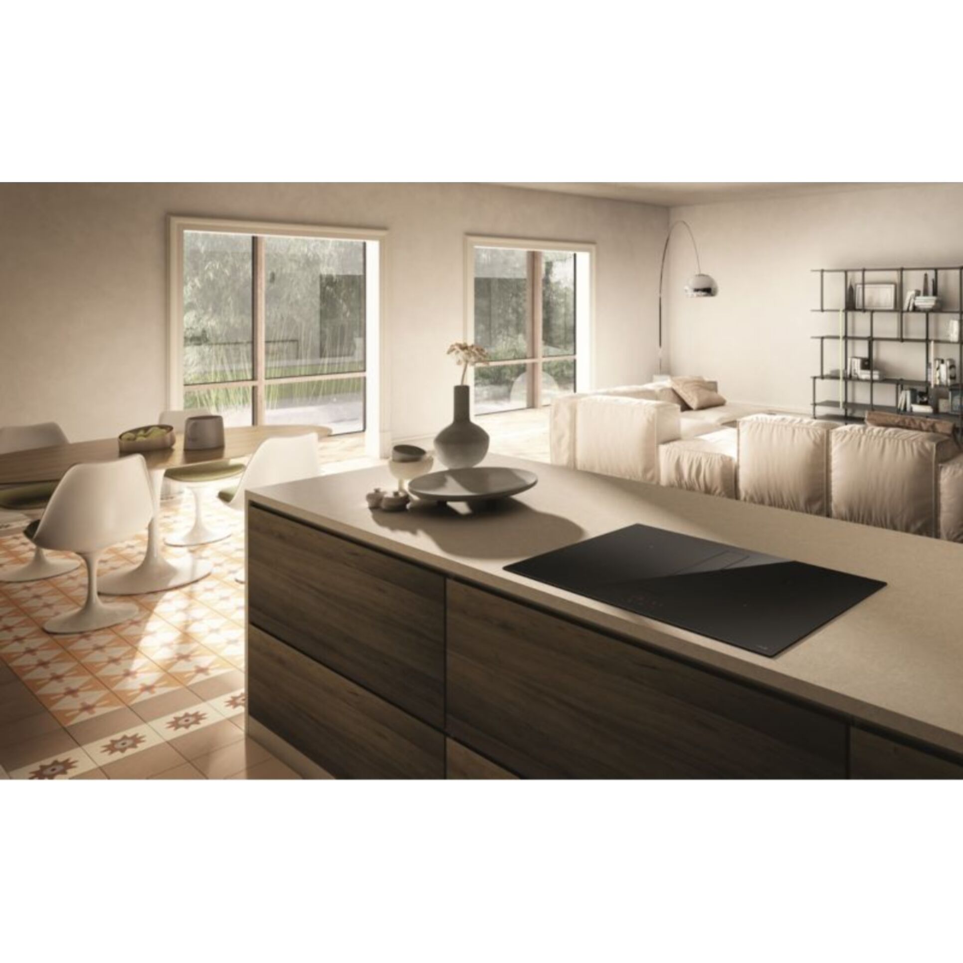 Plaque induction aspirante ELICA NIKOLATESLA FIT PRO 83 recyclage