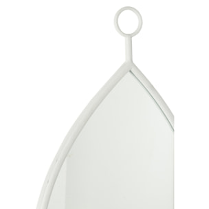 J-Line miroir Drop - verre - blanc - medium