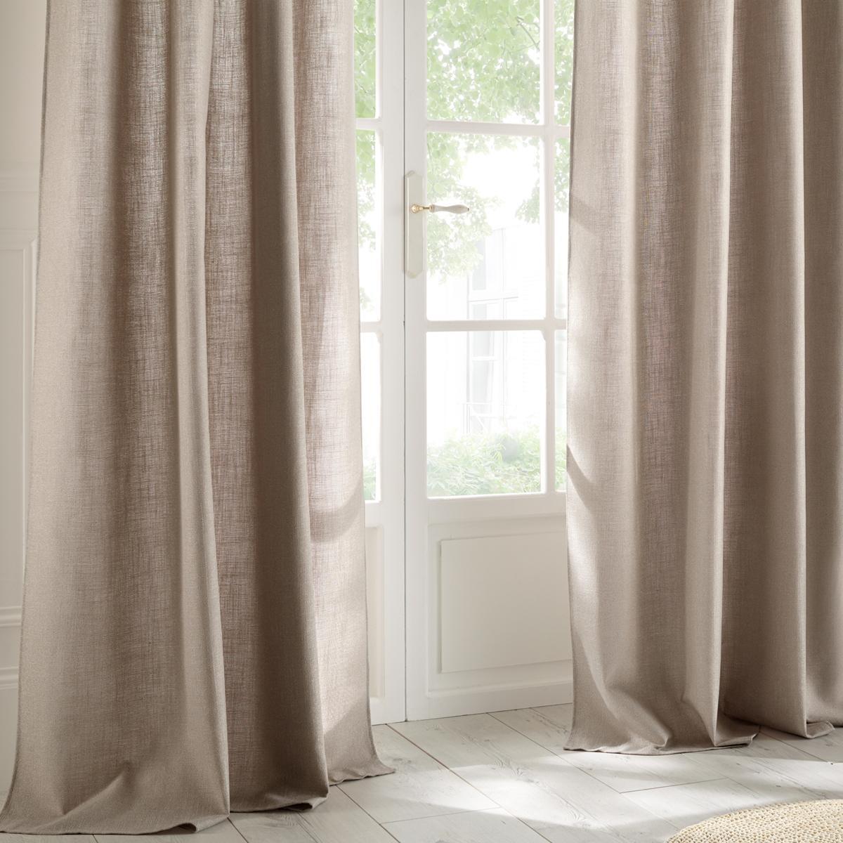 Rideau "Clem" beige 140x260cm