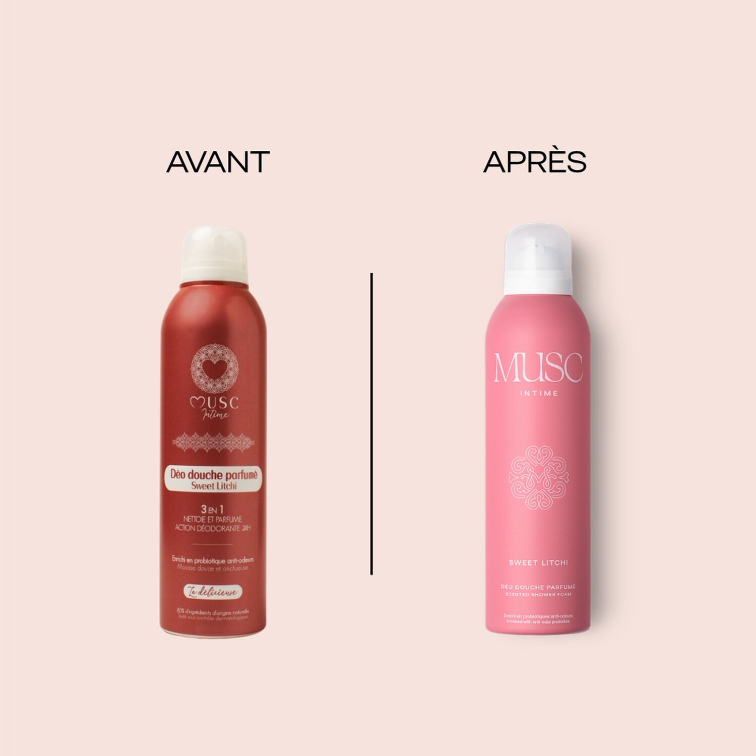 Sweet Litchi - Déo Douche Parfumé 3 en 1