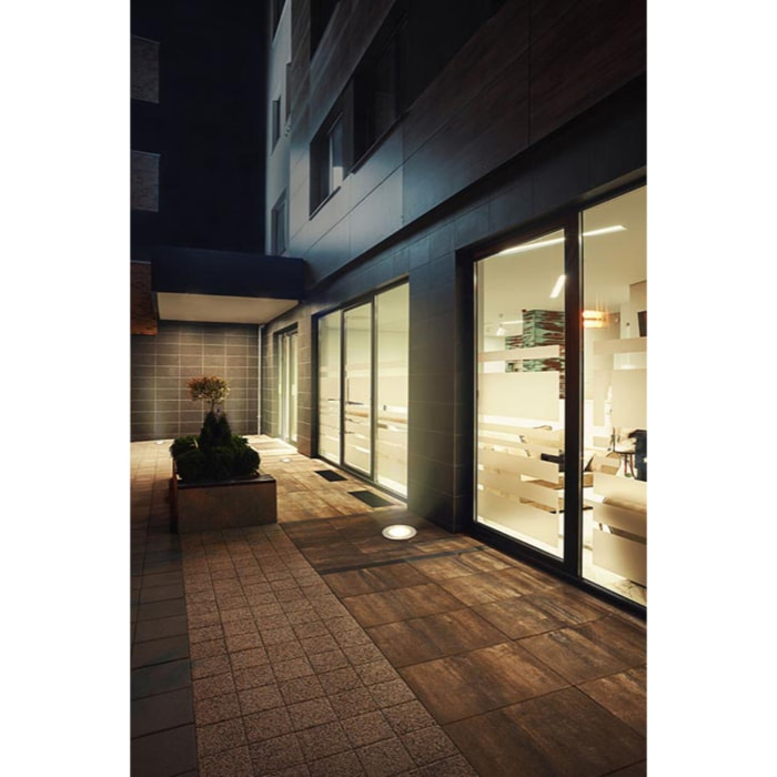 FORLIGHT Empotrable De Suelo Ip65/Ip67 Ringo Ø110Mm Gu10 50W Acero Inoxidable 525Lm