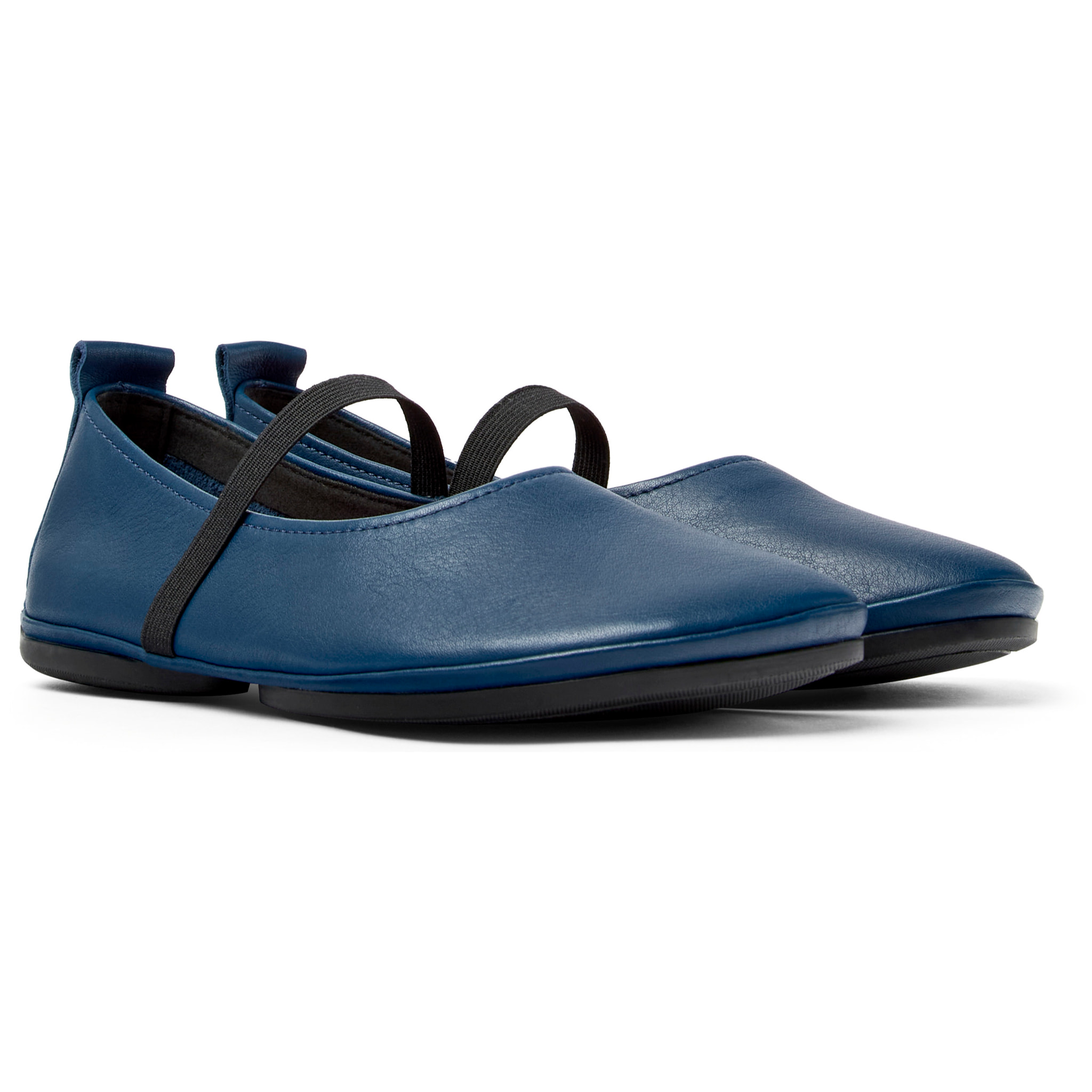 Ballerine - CAMPER Right Nina - Blu - Pelle liscia