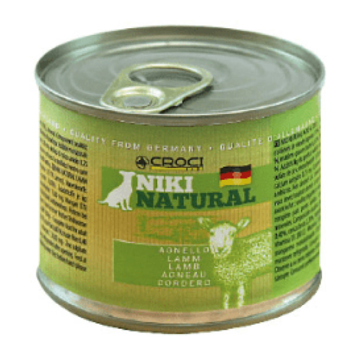 Cibo cani naturale - Niki Natural Agnello 200gr - Croci