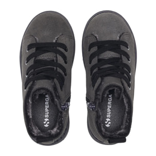 Superga - Stivaletti Bambino/a Grigio - 3008 KIDS LACE-UP BOOT SUEDE