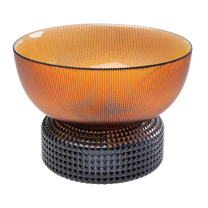Coupe Marvelous Duo ambre gris 22cm Kare Design