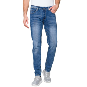 Jeans 5 bolsillos Hot Buttered Kookaburra azul