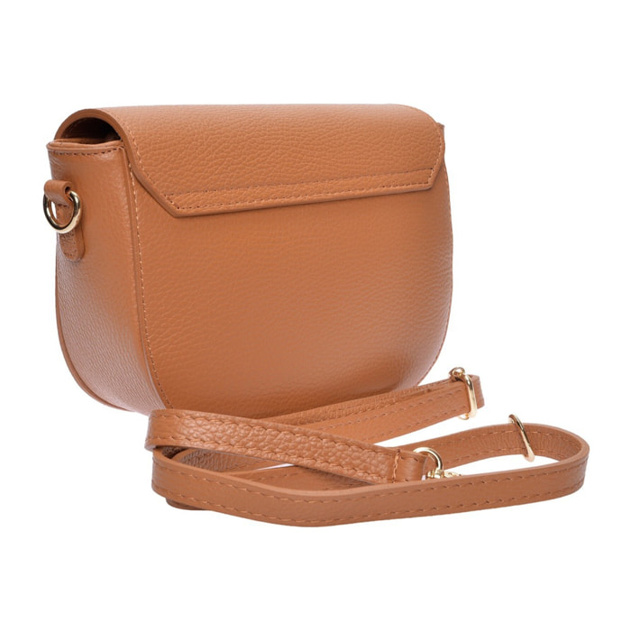 Borsa a tracolla Anna Luchini Cammello