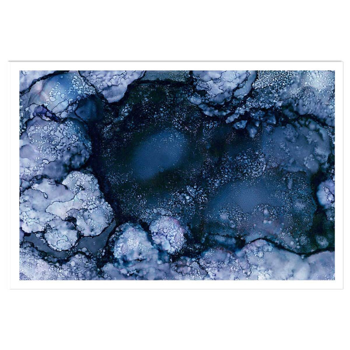 Poster blue space Affiche seule