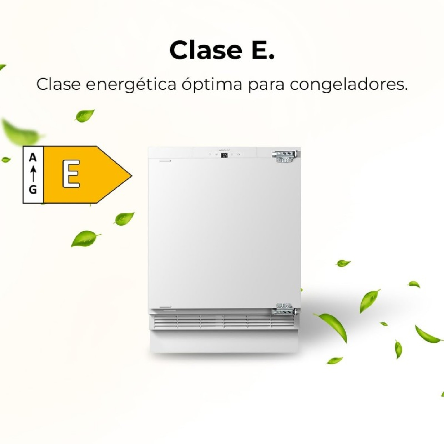 Cecotec Congelatore verticale da incasso Bolero Coolmarket TF BI 101 E