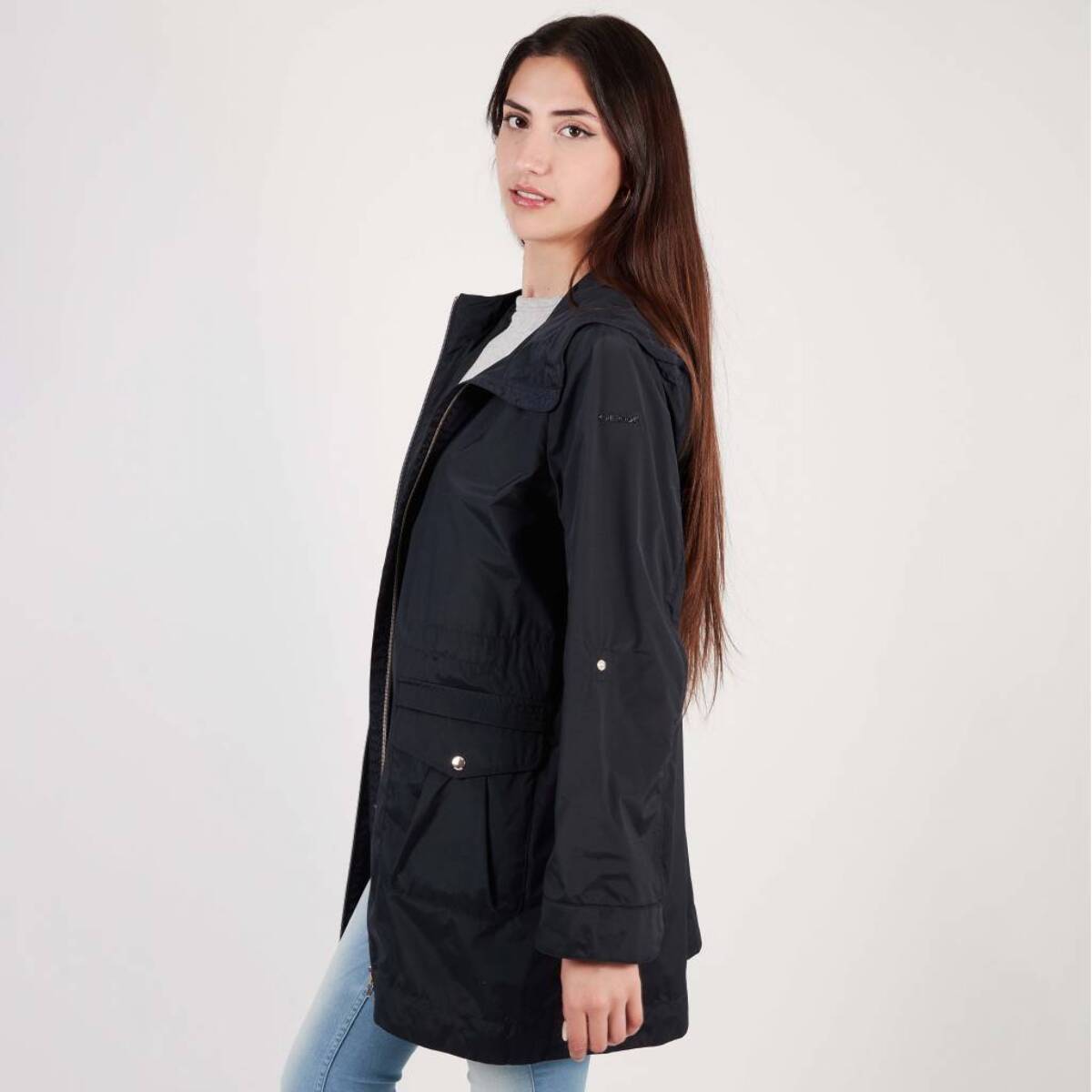 Chubasquero > Cortavientos Mujer de la marca GEOX  modelo W DANDRA PARKA AZUL