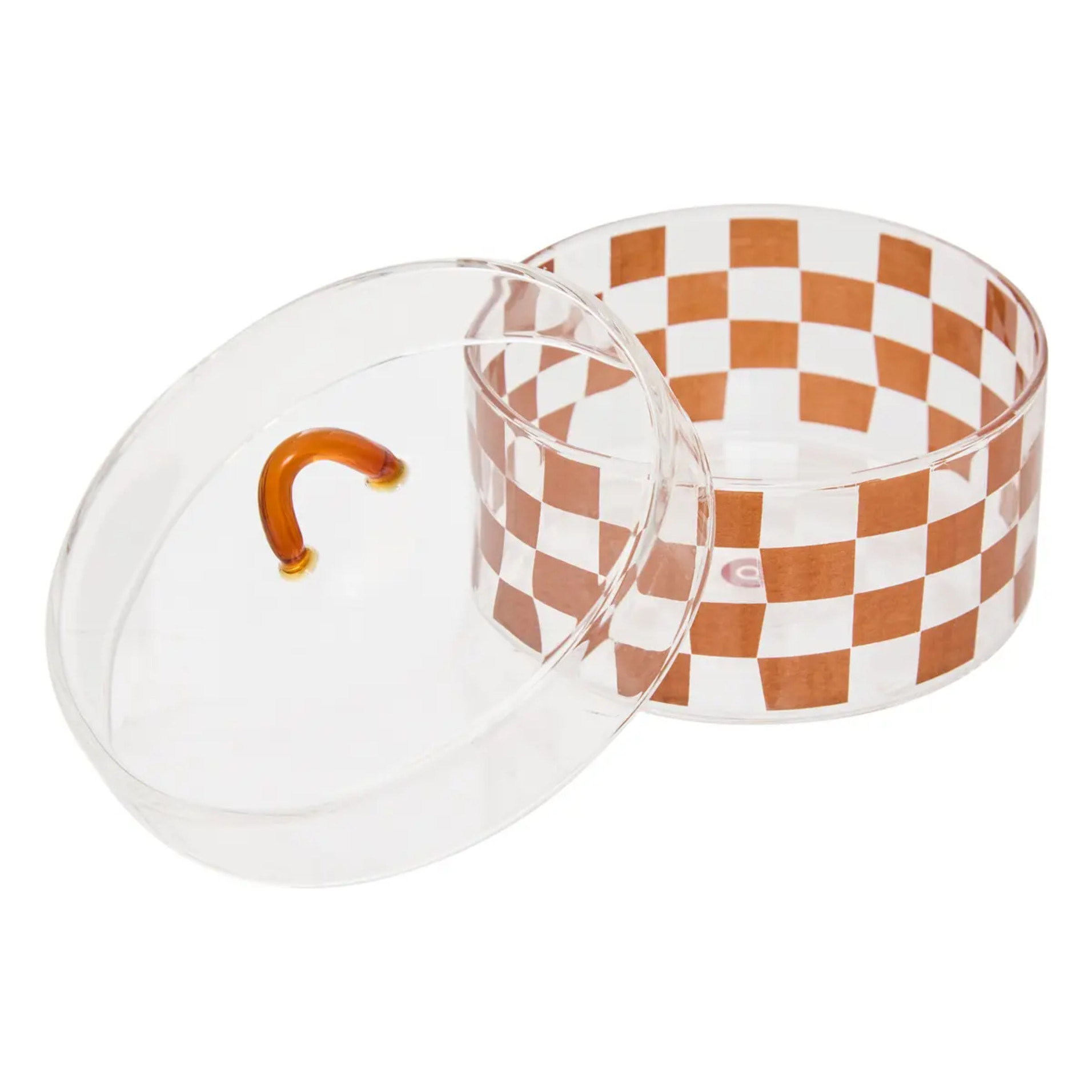 Lot de 3 boîtes déco Homy rondes D.10cm transparent