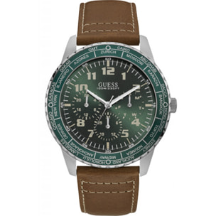 Reloj Guess W1170G1 Hombre Analogico Cuarzo con Correa de Cuero