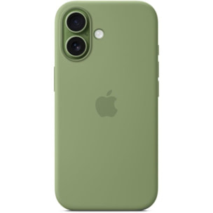 Coque APPLE iPhone 17 MagSafe silicone Vert ardoise