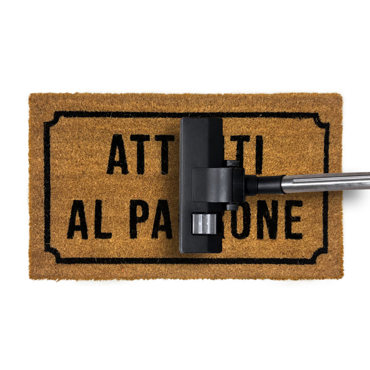 Zerbino Ingresso Casa Antiscivolo In Cocco Scritte Divertenti Attenti al Padrone