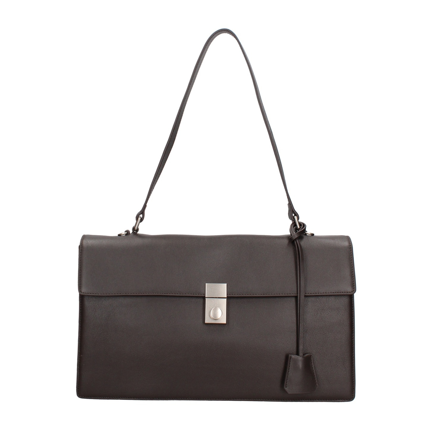 Borsa a spalla da donna Made in Italy - Modello Ereba Ultra - 100% pelle - 34.5 x 21.0 x 10.0 cm