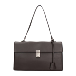 Borsa a spalla da donna Made in Italy - Modello Ereba Ultra - 100% pelle - 34.5 x 21.0 x 10.0 cm