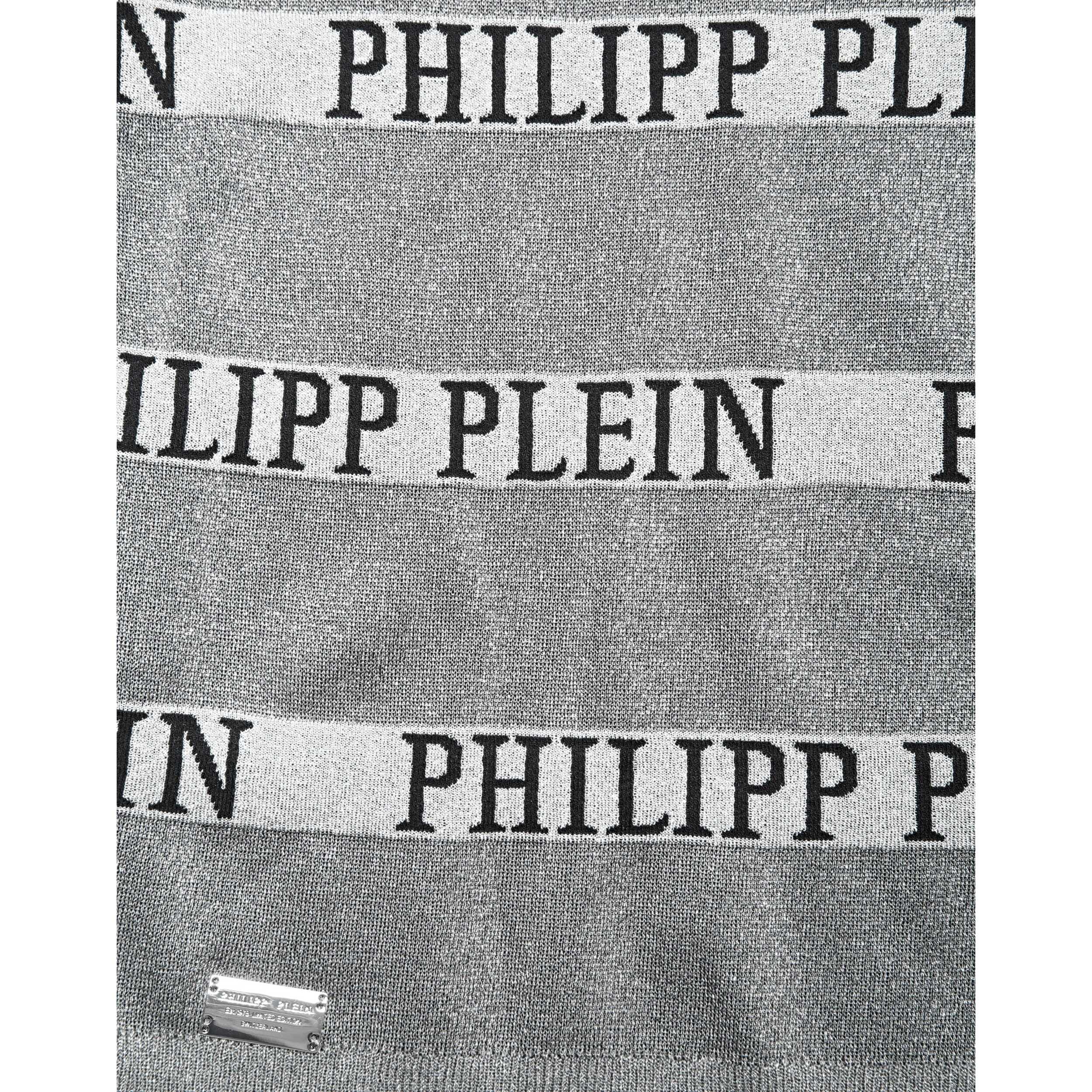 PHILIPP PLEIN Abito da giorno in maglia SKULL