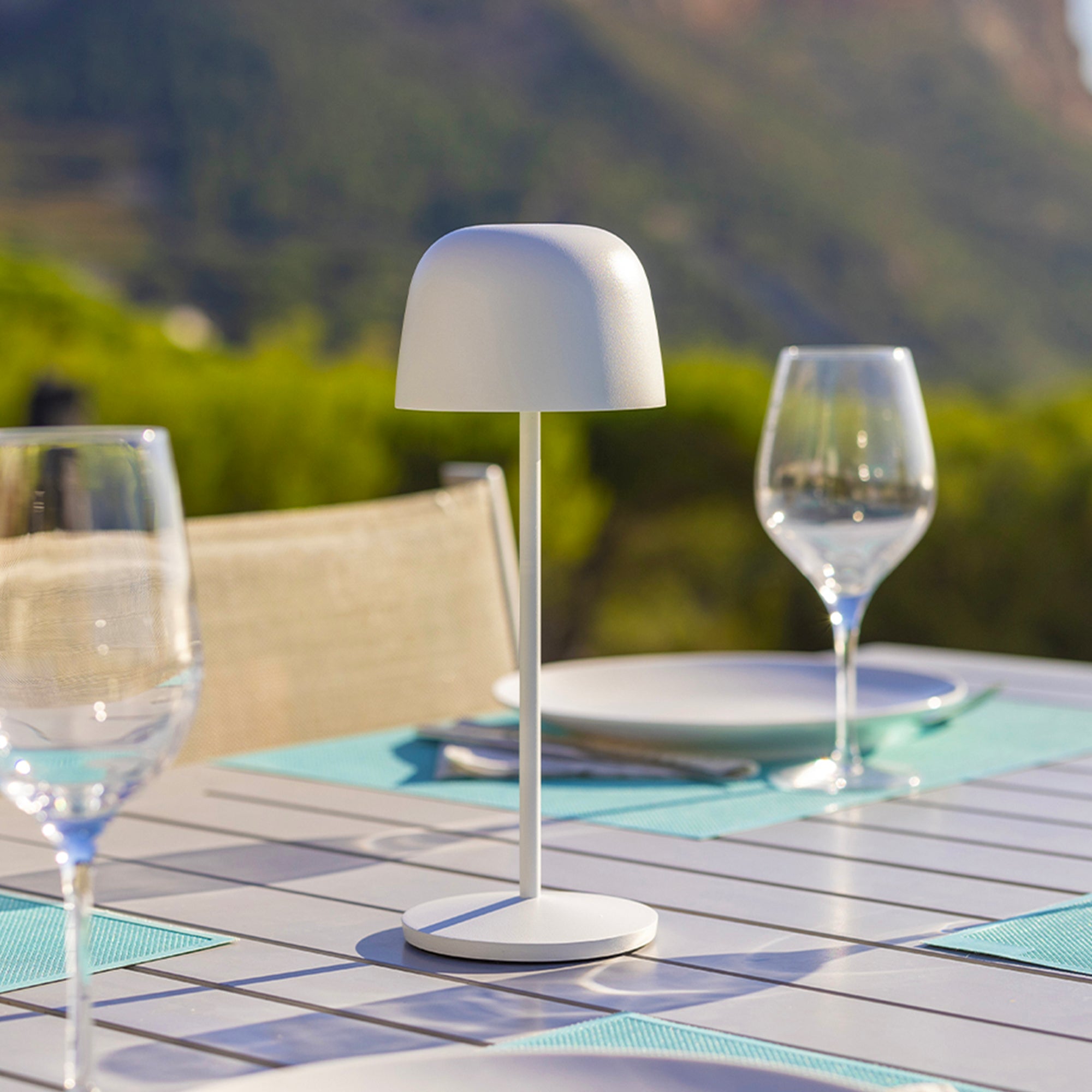 6 Lampe de table SOPHIA +Socle de charge