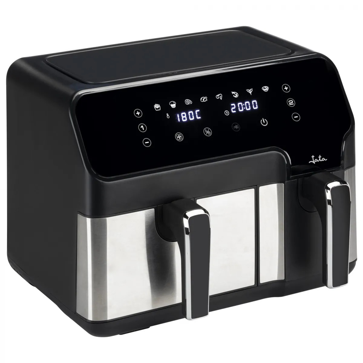 Freidora de aire JATA JEFR1228 de 9 litros. 2 cestillos. Digital. 8 programas de cocinado. Hasta 200º