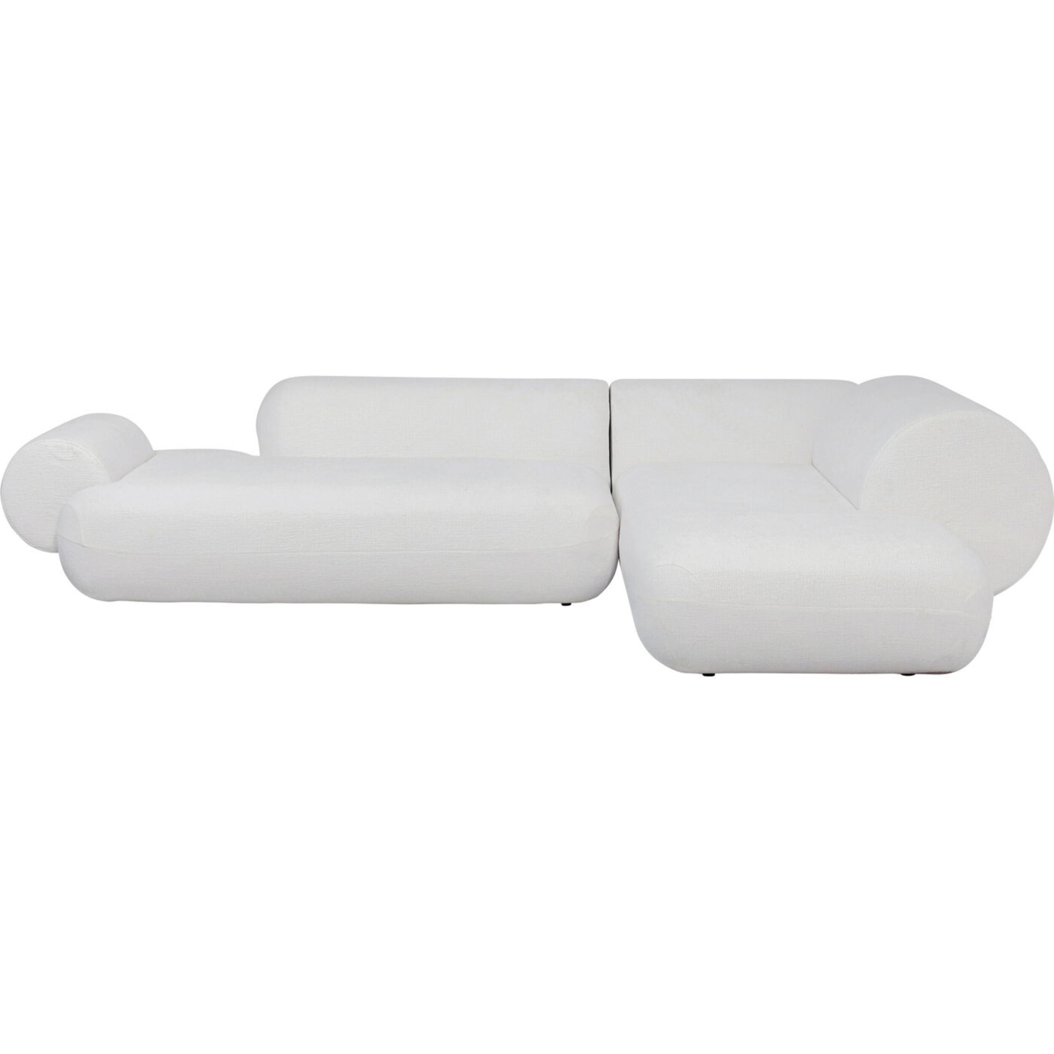 Canapé d'angle Soft blanc droite Kare Design