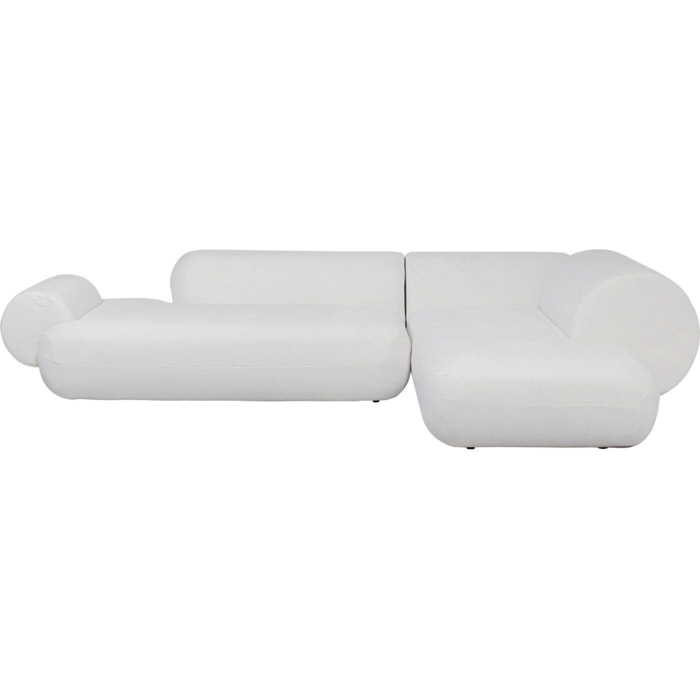 Canapé d'angle Soft blanc droite Kare Design