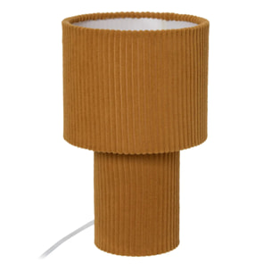 Lampe Jolina cylindrique H.28cm jaune